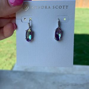Kendra Scott: Lemmi Silver Drop Earrings